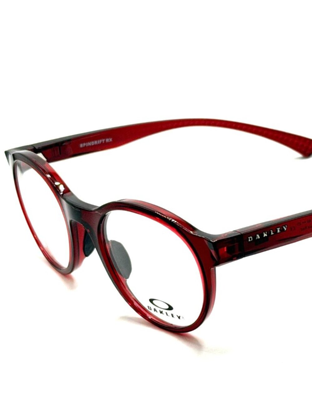 NEW OAKLEY SPINDRIFT RX OX8176-0449 POLISHED TRANS BRICK RED UNISEX 49MM 20 139